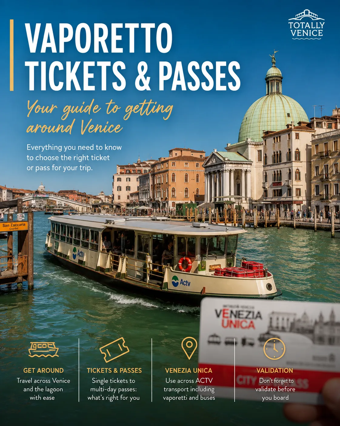 Vaporetto-Tickets und Tageskarten